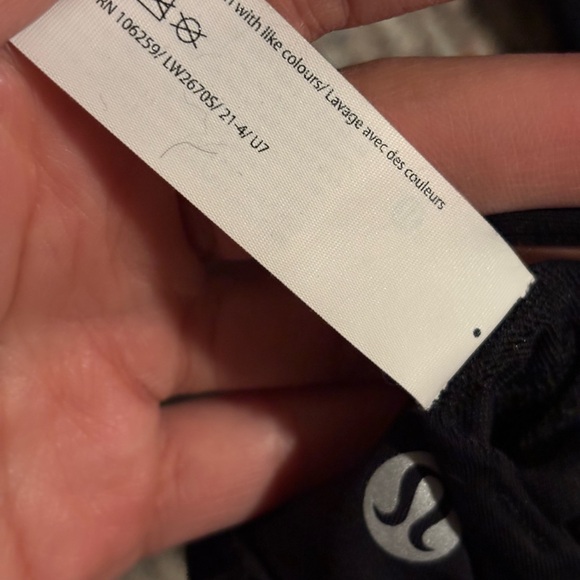 Lululemon Free To Be Bra (Wild) Black- Size 4 - Picture 6 of 6